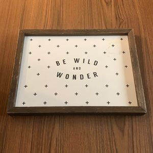 Wild and Wonder frame canvas